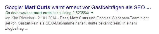 Google Authorship neu